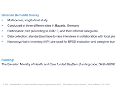 Sebastian Meuer: Behavioural and psychological symptoms in community dwelling people Sebastian Meuer: Behavioural and psychological symptoms in community dwelling people
