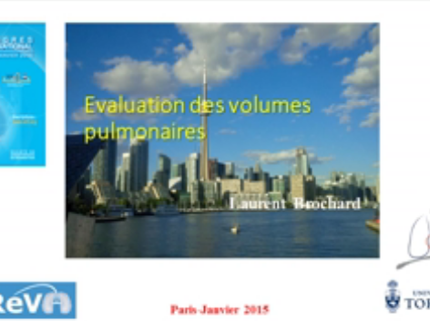 Session parrainée - Ventilation protectrice - Evaluation des volumes pulmonaires - 2015 Session parrainée - Ventilation protectrice - Evaluation des volumes pulmonaires - 2015