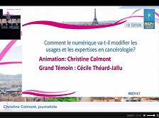 Session Plénière Comment le numérique va t-il modifier les usages et les expertises en cancérologie Session Plénière Comment le numérique va t-il modifier les usages et les expertises en cancérologie