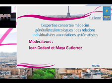 Session Plénière L'expertise concertée médecins généralistes oncologues Session Plénière L'expertise concertée médecins généralistes oncologues