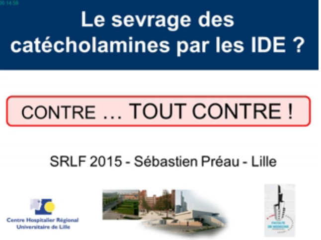 Sevrage des catécholamines par les IDE - Pour ou contre? - Contre - 2015