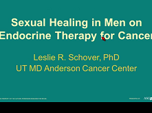Sexual Healing in Patients with Prostate Cancer on Hormone Therapy Sexual Healing in Patients with Prostate Cancer on Hormone Therapy