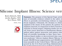 Silicone Implant Illness. Plastic Surgery Hot Topics with Rod J. Rohrich, MD