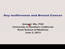 Soy Isoflavones and Breast Cancer Soy Isoflavones and Breast Cancer