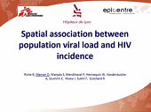 Spatial association between population viral load and HIV incidence Spatial association between population viral load and HIV incidence