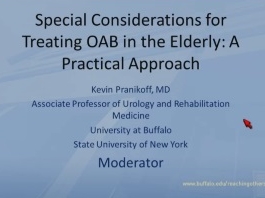 Traitement de la vessie hyperactive chez les personnes âgées