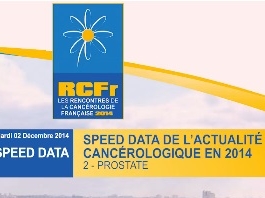 Speed Data de l'actualité cancérologiques en 2014 (2/9) - Prostate