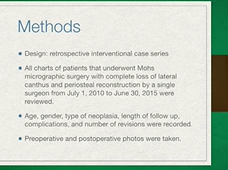 Split Periosteal Graft for Lateral Canthal Reconstruction