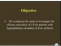 SS17 Solid Organ: S099 LAPAROSCOPIC SPLENECTOMY IS AN EFFECTIVE AND SAFE INTERVENTION SS17 Solid Organ: S099 LAPAROSCOPIC SPLENECTOMY IS AN EFFECTIVE AND SAFE INTERVENTION
