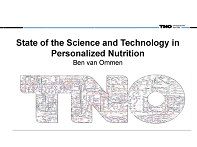 State of the Science & Technology in Personalized Nutrition