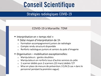 Stratégies radiologiques COVID-19 - Pr. Alexis Jacquier Stratégies radiologiques COVID-19 - Pr. Alexis Jacquier