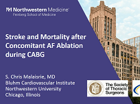 Stroke and Mortality after Ablation of Atrial Fibrillation during Coronary Artery Bypass Grafting Stroke and Mortality after Ablation of Atrial Fibrillation during Coronary Artery Bypass Grafting