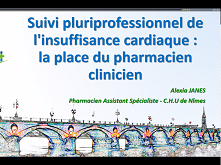 Suivi pluriprofessionnel de l'insuffisance cardiaque : la place du pharmacien clinicien Suivi pluriprofessionnel de l'insuffisance cardiaque : la place du pharmacien clinicien