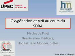 SUP'air : oxygénation et VNI