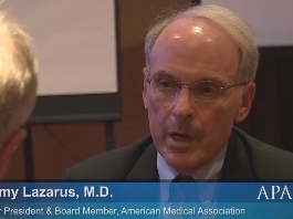 Soutenir les psychiatres - Jeremy A. Lazarus - L'ancien président APA