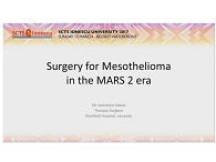 Surgery for mesothelioma in the MARS 2 era Surgery for mesothelioma in the MARS 2 era