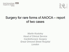 Surgery for Rare Form of AAOCA