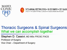 Surgery with the Spinal Surgeon