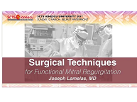 Surgical techniques for functional mitral regurgitation Surgical techniques for functional mitral regurgitation