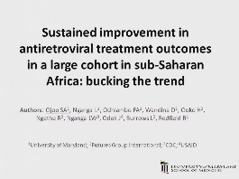 Amélioration des traitements antirétroviraux - résultats d'une cohorte en Afrique sub-saharienne: inversion de la tendance