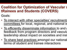SVS RSOC/APDVS Partnership and COVERS OVERVIEW - Drs. Chelsea A. Dorsey and Jason T. Lee SVS RSOC/APDVS Partnership and COVERS OVERVIEW - Drs. Chelsea A. Dorsey and Jason T. Lee