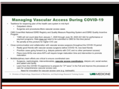 SVS Town Hall 6 | Maintaining the Dialysis Access Lifeline During COVID-19 SVS Town Hall 6 | Maintaining the Dialysis Access Lifeline During COVID-19