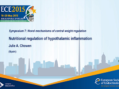 Symposia - Nouveaux mécanismes centraux de la régulation centrale pondérale : la régulation nutritionnelle de l'inflammation hypothalamique