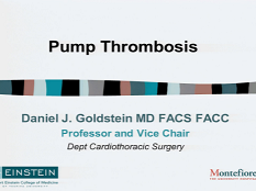 Symposium des Professions Paramédicales - Incidence, facteurs de risque et gestion de la thrombose d'appareil d'assistance ventriculaire gauche (LVAD) Symposium des Professions Paramédicales - Incidence, facteurs de risque et gestion de la thrombose d'appareil d'assistance ventriculaire gauche (LVAD)