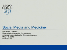 Symposium des Professions Paramédicales - Médias Sociaux et Médecine