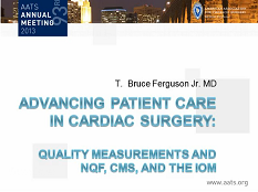Symposium des Professions Paramédicales - Mesures qualité et NQF (National Quality Forum) : ce qu'il faut savoir