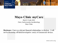 Symposium des Professions Paramédicales - Utilisation de la technologie iPad dans la prise en charge d'un patient en chirurgie thoracique