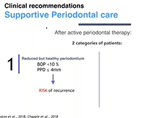 Symposium on stage I-III periodontitis treatment guideline - Yaman Altaep from Liège Symposium on stage I-III periodontitis treatment guideline - Yaman Altaep from Liège