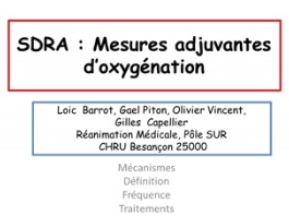 Syndrome de détresse respiratoire aiguë - Quelle place pour les autres mesures ? Syndrome de détresse respiratoire aiguë - Quelle place pour les autres mesures ?