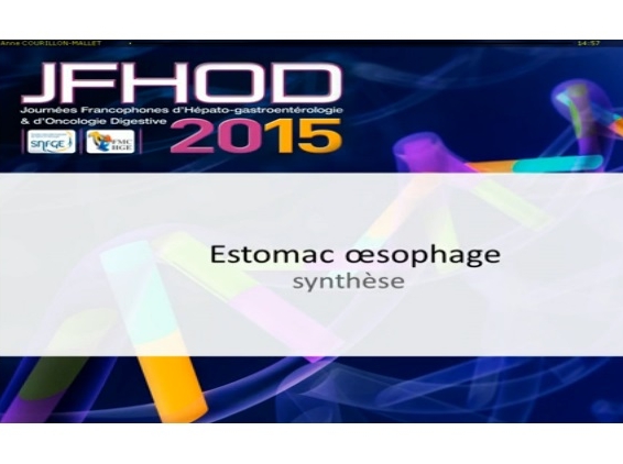Synthèse d'expert : Estomac et Œsophage