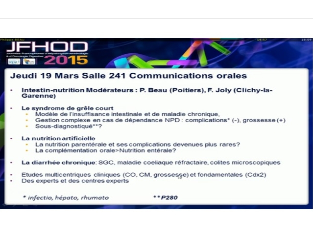 Synthèse d'expert : Intestin et Nutrition