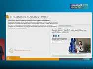 Systèmes d'information et recherche clinique : Le patient, la recherche, le territoire Systèmes d'information et recherche clinique : Le patient, la recherche, le territoire
