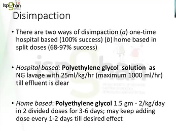 Talk : Management of constipation - ISPGHAN 2020 conference