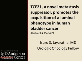 TCF21, nouveau suppresseur de métastases, favorise l'acquisition d'un phénotype luminal dans le cancer de la vessie