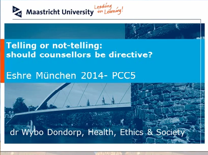 Telling or not-telling: should counsellors be directive? Telling or not-telling: should counsellors be directive?