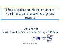 Thérapeutiques ciblées, quel impact dans la prise en charge de nos patients?