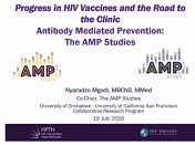 The AMP Study (Antibody Mediated Prevention) The AMP Study (Antibody Mediated Prevention)