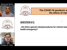 The COVID-19 pandemic emergency and the ethics of research