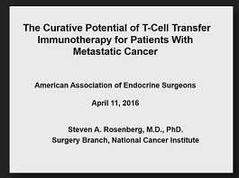 The Curative Potential of T-cell Transfer Immunotherapy for Patients with Metastatic Cancer