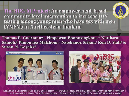 Projet HUG-M : intervention au niveau communautaire pour augmenter le dépistage du VIH chez les jeunes hommes homosexuels - Nord de la Thaïlande