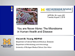 The Human Microbiome and Disease The Human Microbiome and Disease