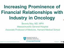 The Impact of Industry on Oncology Research and Practice The Impact of Industry on Oncology Research and Practice