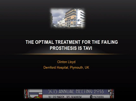 The optimal treatment for the failing prosthesis is Redo AVR