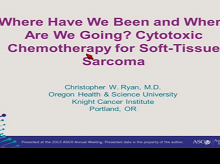 The Past, Present, and Future of Cytotoxic Chemotherapy and Pathway-Directed Targeted Agents for Soft Tissue Sarcoma The Past, Present, and Future of Cytotoxic Chemotherapy and Pathway-Directed Targeted Agents for Soft Tissue Sarcoma