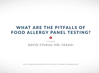 The pitfalls of food allergy panel testing