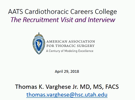 The Recruitment Visit and Interview